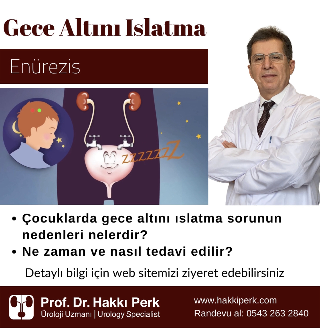 Çocuklarda Gece Altını Islatma, Enürezis Nokturna