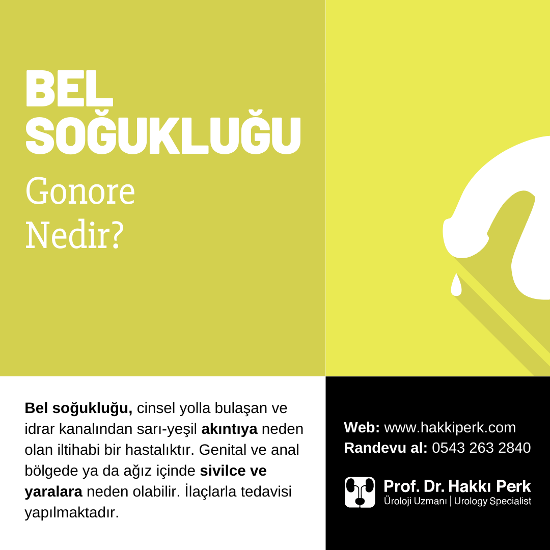 Bel Soğukluğu, Gonore